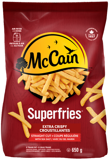 MCCAIN SUPERFRIES STRAIGHT [650 g]