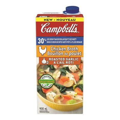 CAMPBELLS GARLIC CHICKEN BROTH [900 ml]