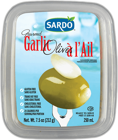 SARDO GARLIC OLIVES [250 ml]