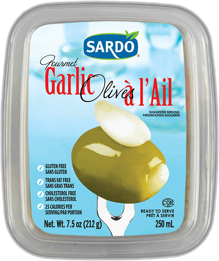 SARDO GARLIC OLIVES [250 ml]