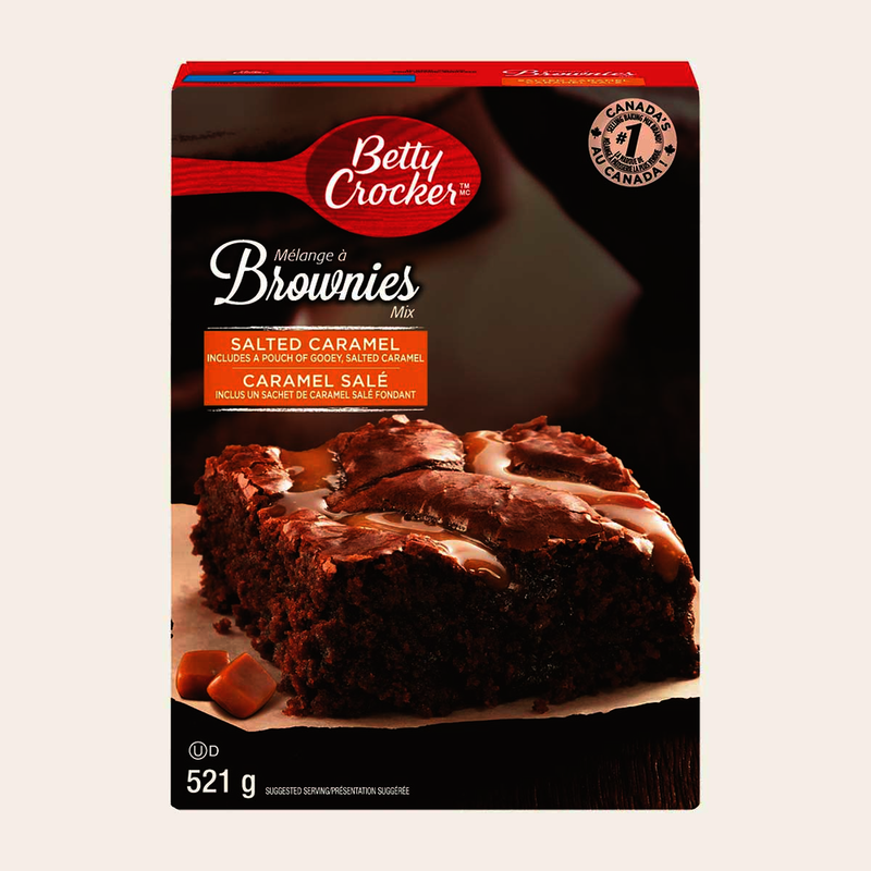 BETTY CROCKER BROWNIES SALTED [521 g]