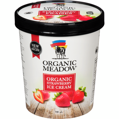 ORGANIC STRAWBERRY ICE CREAM [946 ml]