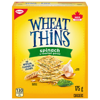 WHEAT THINS SPINACH GARLIC [175 g]