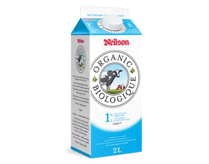 NEILSON ORGANIC 1% MILK [2 ltr]