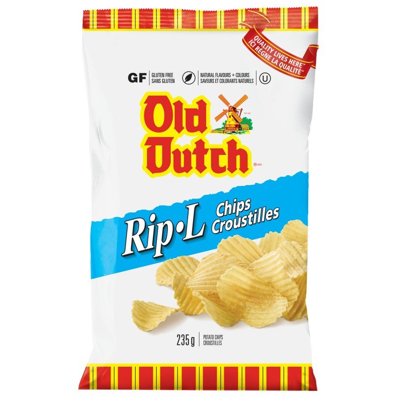 OLD DUTCH RIPPLE CHIPS [235 g] - 2 for $7.00