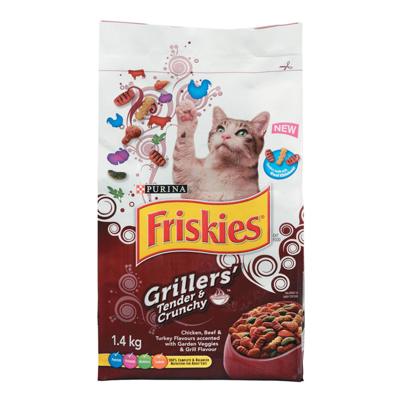 FRISKIES GRILLERS TENDER/CRUNC [1.4 kg]
