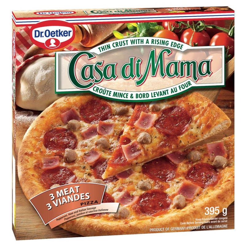 CASA DI MAMA PIZZA 3 MEAT [395 g]