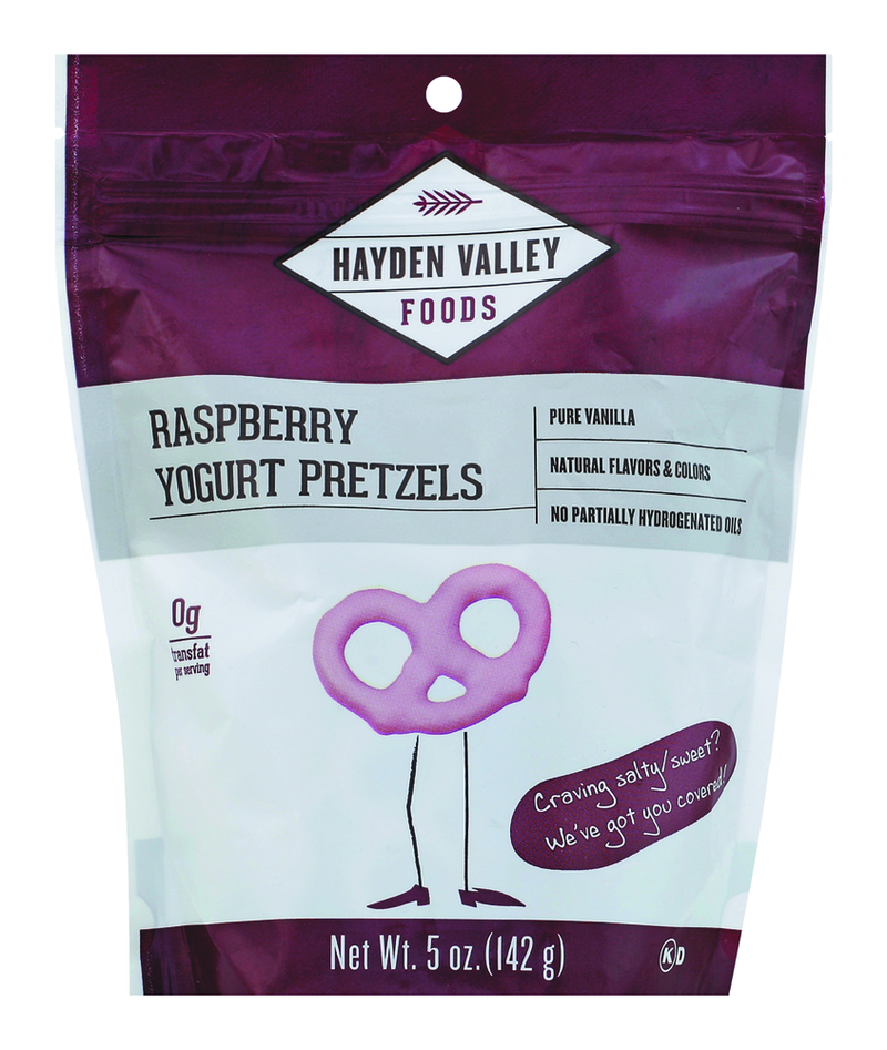 HADEN VALLEY RASP YOGURT PRETZ [142 g]