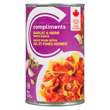 COMP GARLIC/HERB PASTA SAUCE [680 ml]