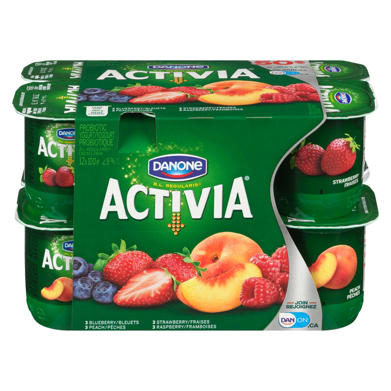 ACTIVIA ST RASP BLUE PEACH [12 pkg]