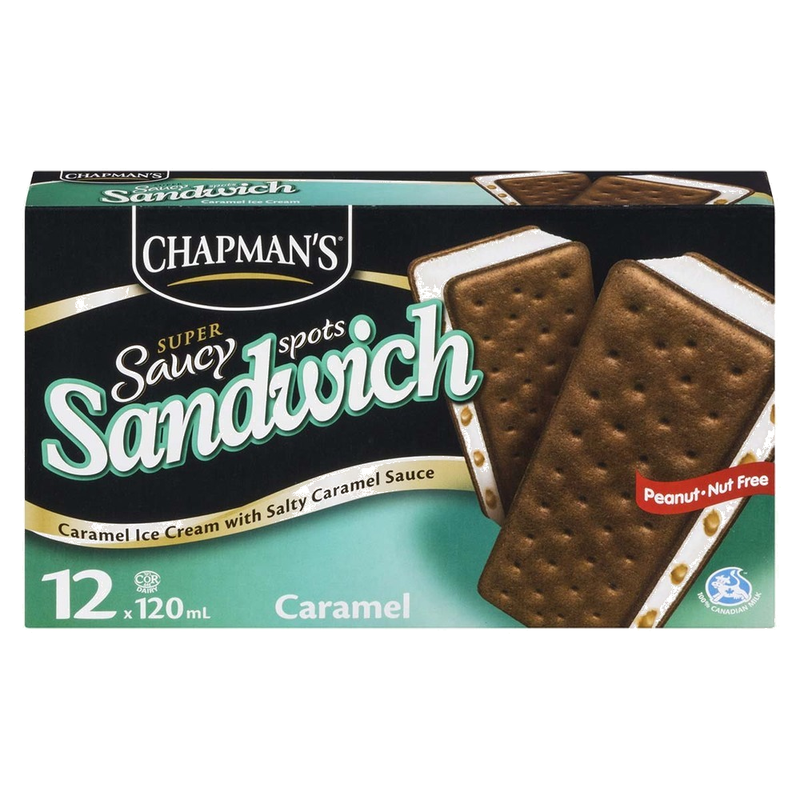 CARAMEL ICE CREAM SANDWICH [12 pkg]