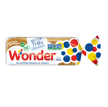 WONDER THIN SANDWICH BREAD [675 g]
