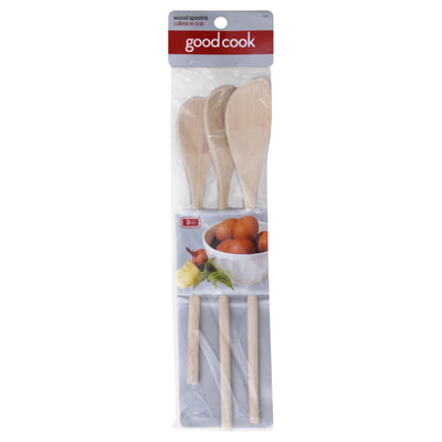 GOOD COOK- WOODEN SPOON SET [1 ea]