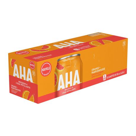AHA SPARKLING WATER GRAPEFRUIT [12 pkg]
