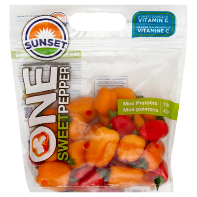 Sunset Mini Sweet Peppers, 454 g