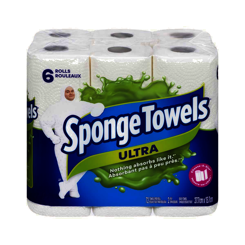 ULTRA SPONGE TOWELS [6 pkg]
