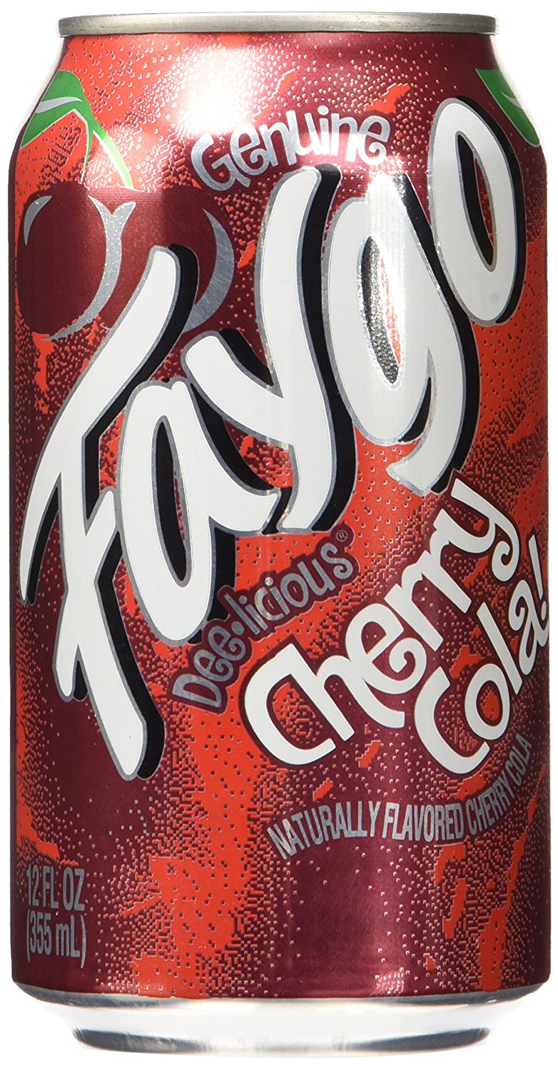 Faygo Cherry Cola Cans, 8 ct.