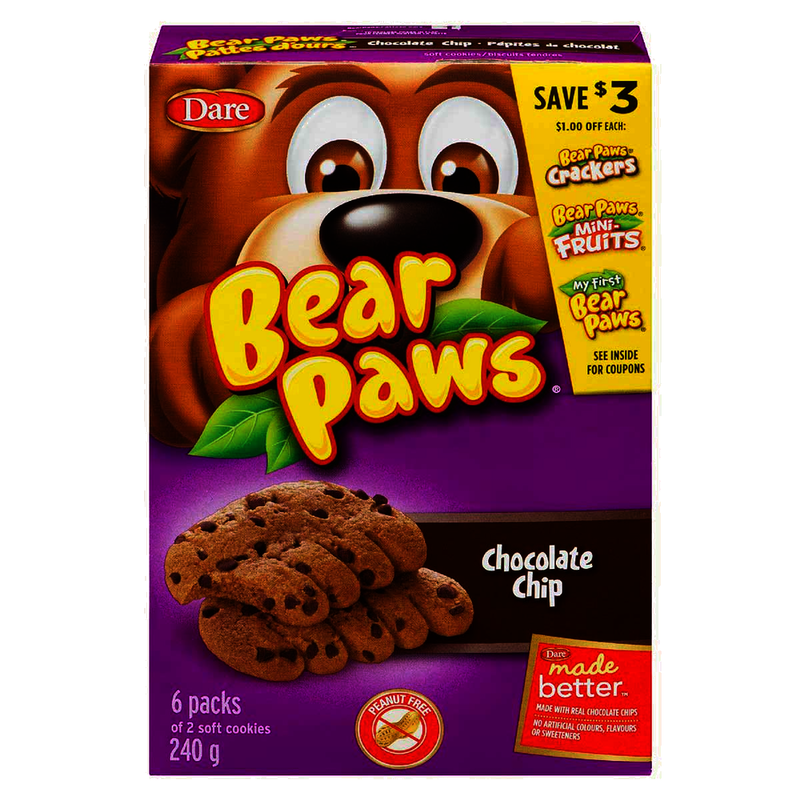 BEAR PAWS CHOCOLATE CHIP [240 g]