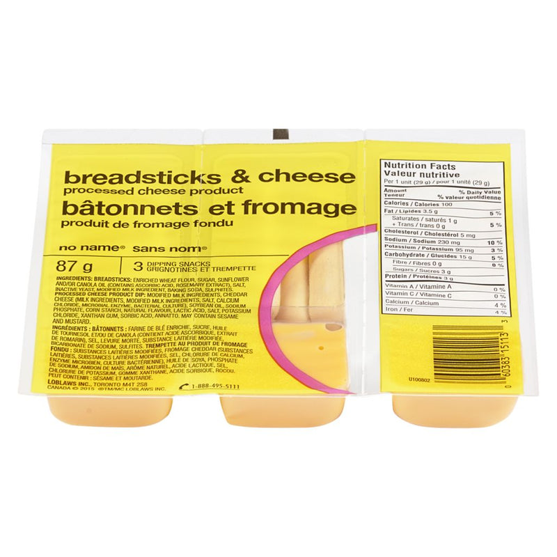 NO NAME BREADSTICKS N CHEESE [87 g]