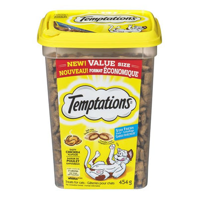 TEMPTATION CHICKEN TREATS TUB [454 g]