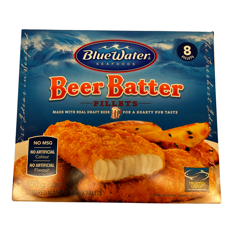BLUEWATER BEER BATTER FILLETS [450 g]
