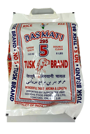 MR GOUDAS TUSK BASMATI RICE [3.63 kg]