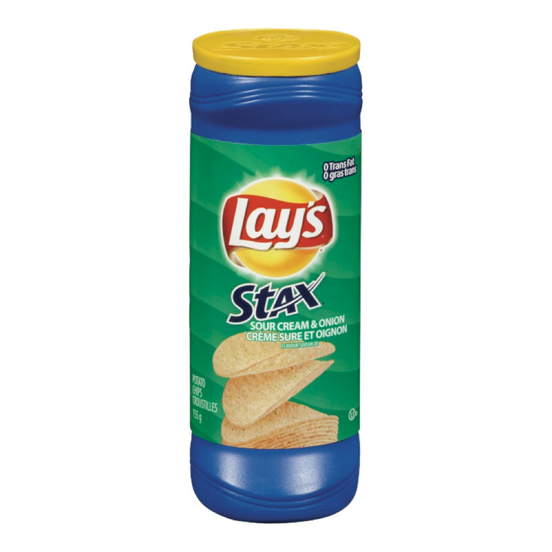 LAYS STAX SOUR CREAM & ONION [155 g]