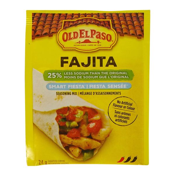 OEP FAJITA 25% LESS SODIUM MIX [24 g]