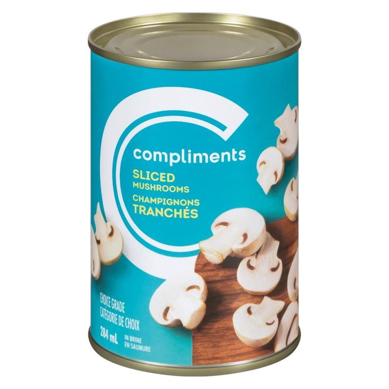 COMPLIMENTS MUSHROOMS SLICED [284 ml]