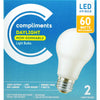 COMP LED 60W SOFT WHITE [2 pkg]