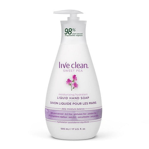 LIVE CLEAN SWEET PEA HAND SOAP [500 ml]