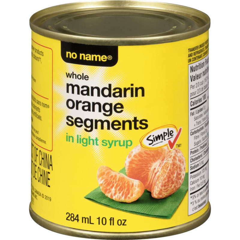 NO NAME MANDARINS IN SYRUP [284 ml]
