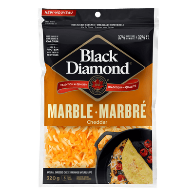 BD SHREDS MARBLE CHEDDAR [320 g]