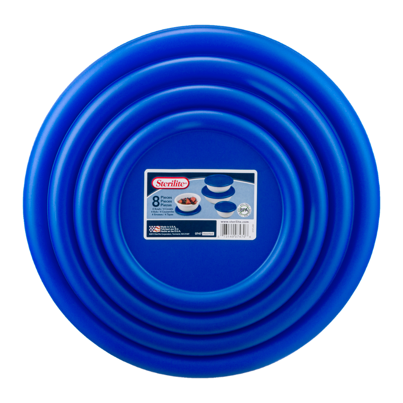 8PC COVERED BOWL SET [1 ea]