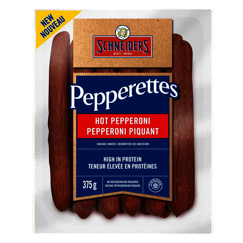 Schneiders Hot Pepperoni Pepperettes, 1 ct
