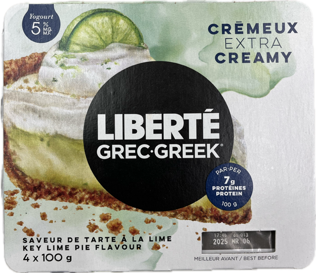 LIBERTE GREEK 5% KEY LIME [4 pkg]