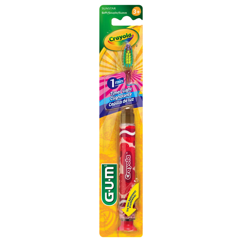 GUM CRAYOLA TIMER TOOTHBRUSH [1 ea]