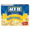 ACT II BUTTER LOVERS POPCORN [234 g]