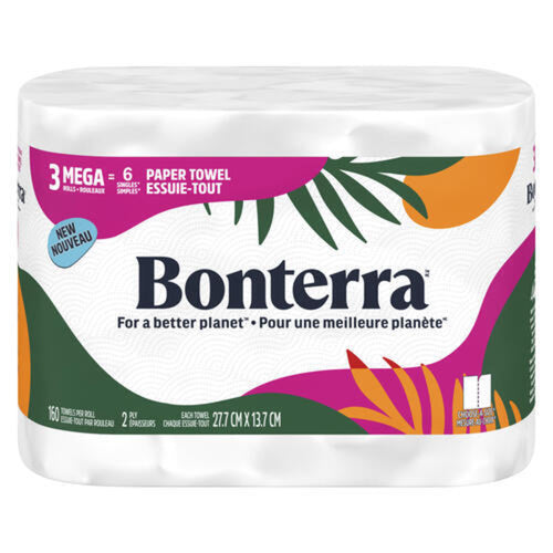 BONTERRA PAPER TOWEL [3 pkg]