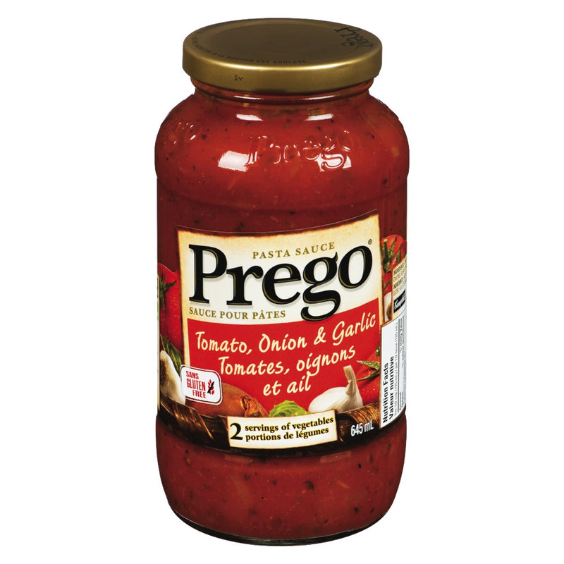 PREGO TOMATO ONION GARLIC [645 ml]