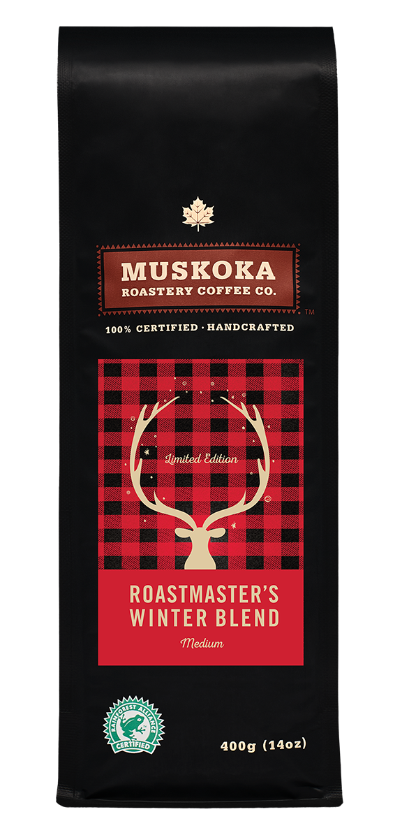 Muskoka Roastmaster's Winter Blend Ground Coffee, 400g