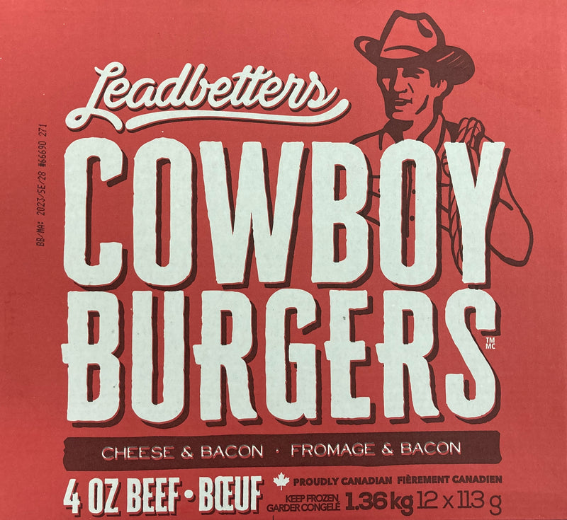 LEADBETTERS COWBOY BURGERS [1.36 kg]