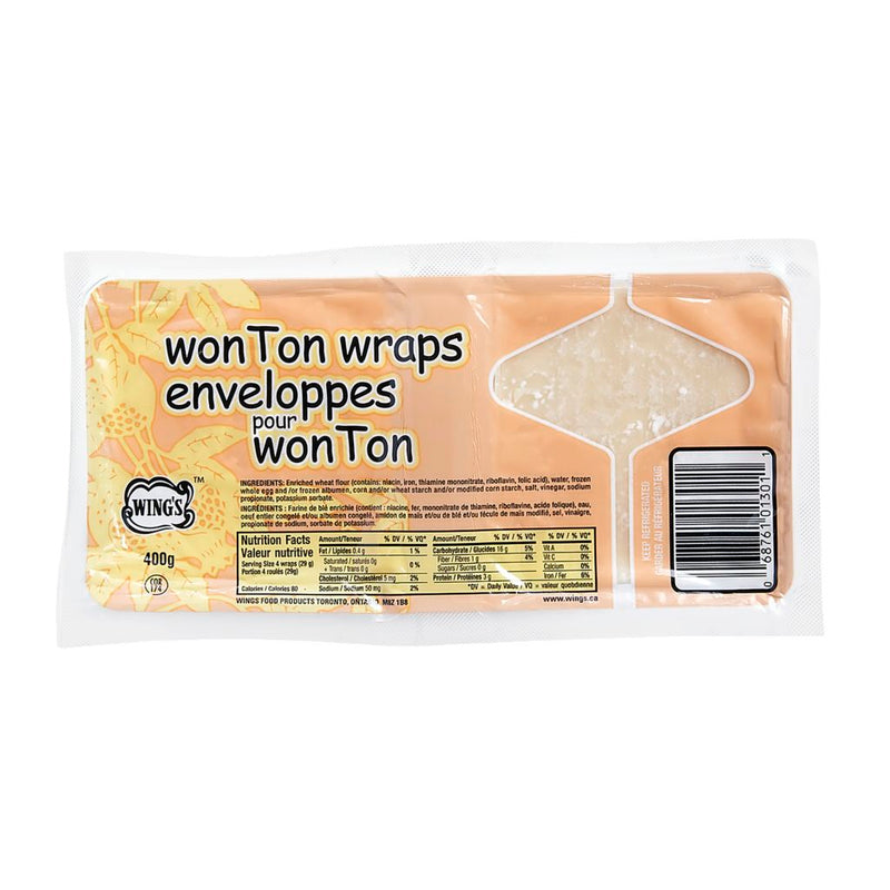WINGS WONTON WRAPS [400 g]