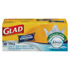 GLAD WHITE TALL KITCHEN BAGS [30 pcs]