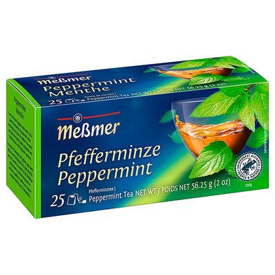 MESSMER PEPPERMINT TEA BAGS [25 pkg]