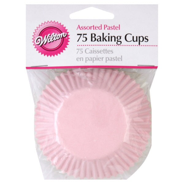 BAKING CUP PASTELS 75PK [1 ea]
