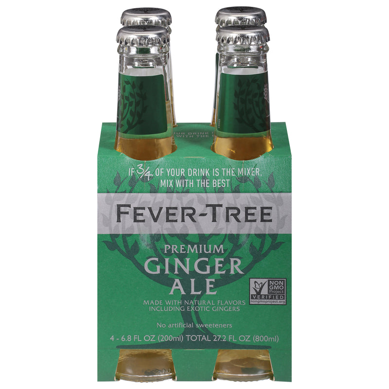 FEVER TREE GINGER ALE [4 pkg]