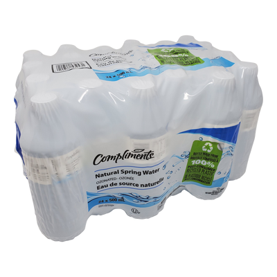 COMPLIMENTS SPRING WATER 24S [24 pkg]