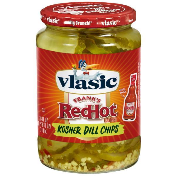 VLASIC RED HOT DILL CHIPS [710 ml]