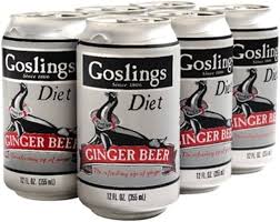 GOSLINGS DIET GINGER BEER [6 pkg]